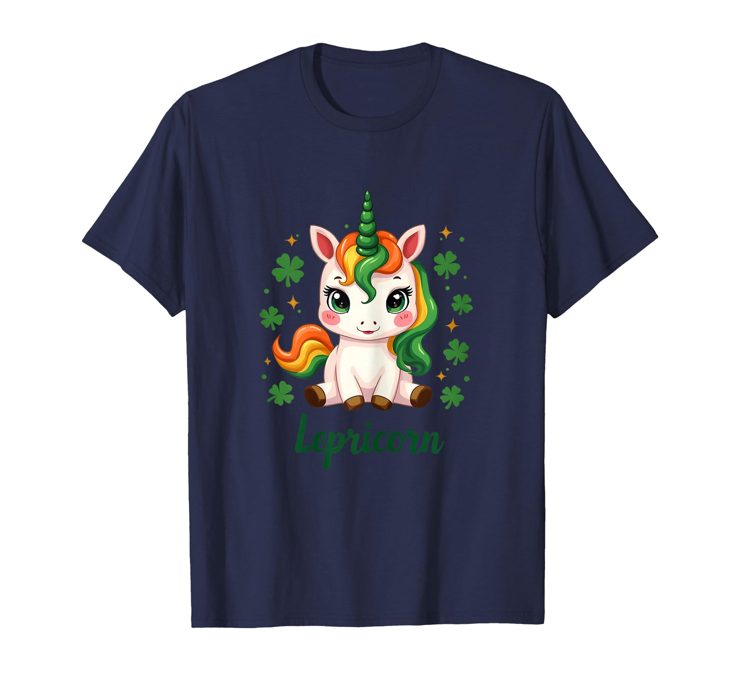 St Patricks Day Unicorn Cute Saint Pattys Girls Lepricorn T-Shirt