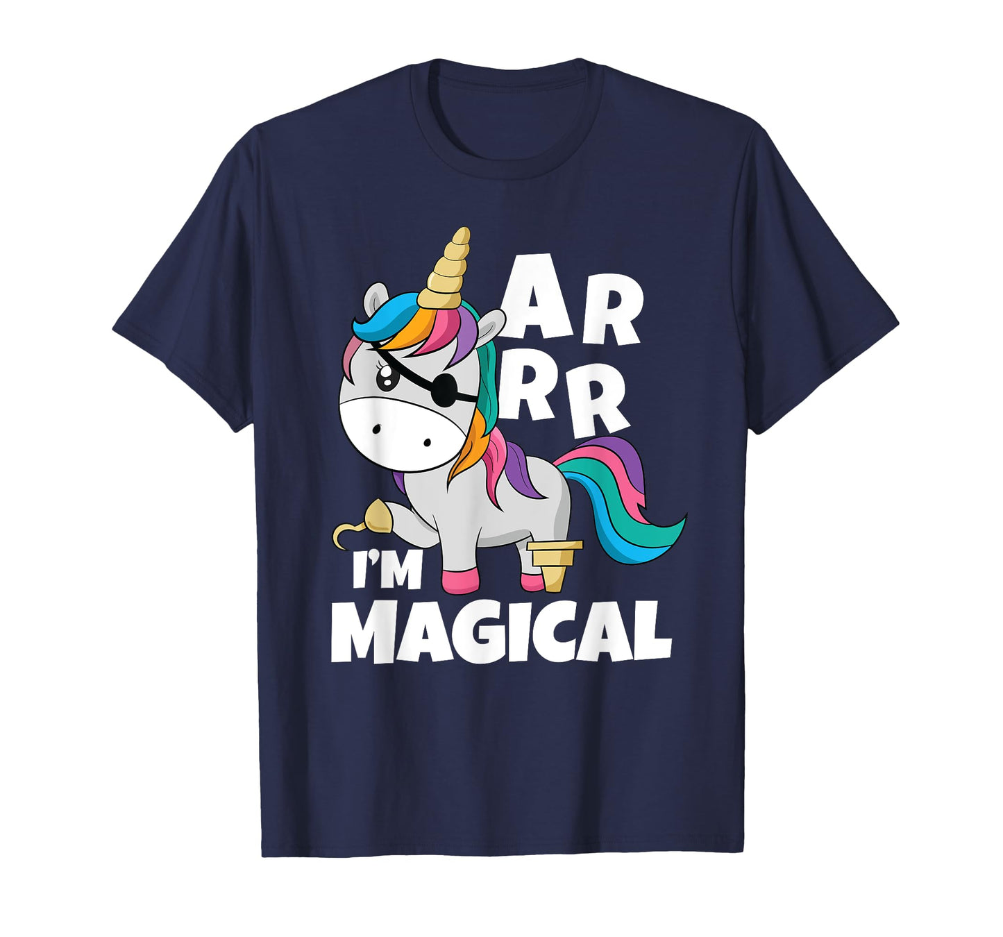 I'm Magical Caribbean Buccaneer Toddler Girl Unicorn Pirate T-Shirt