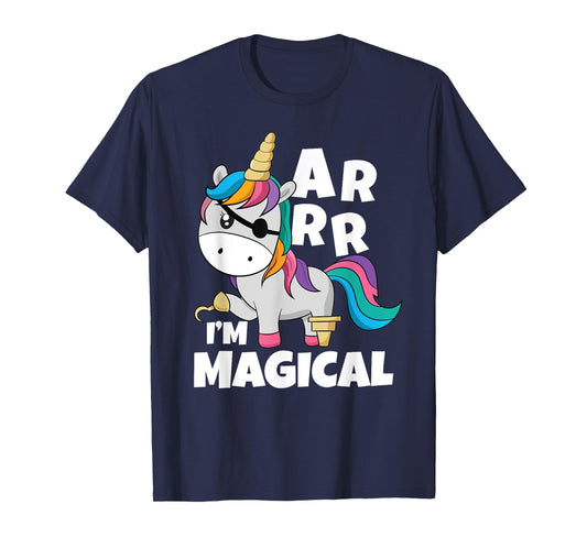 I'm Magical Caribbean Buccaneer Toddler Girl Unicorn Pirate T-Shirt