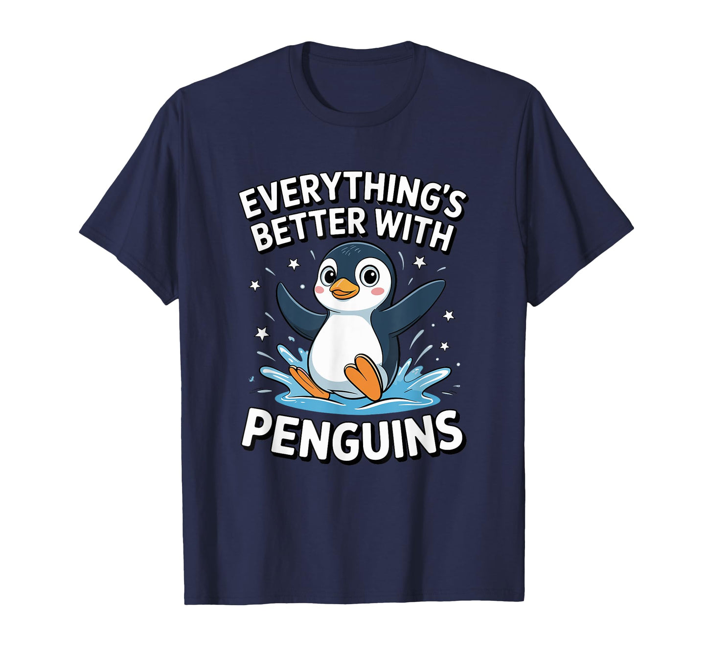 Cute Penguin Lover Adults or Kids Boys Girls Penguins T-Shirt