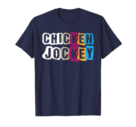 Jock Chicken Shirt Funny Meme Chicken Jockey T-Shirt