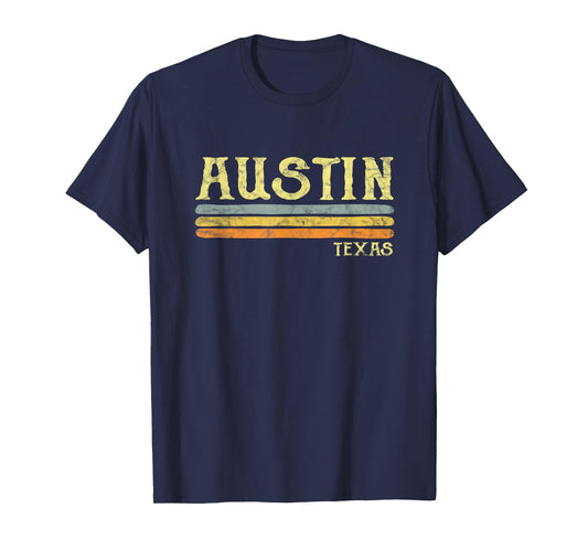 Vintage Austin Texas Tx T-shirt Retro Love Gift Souvenir T-Shirt