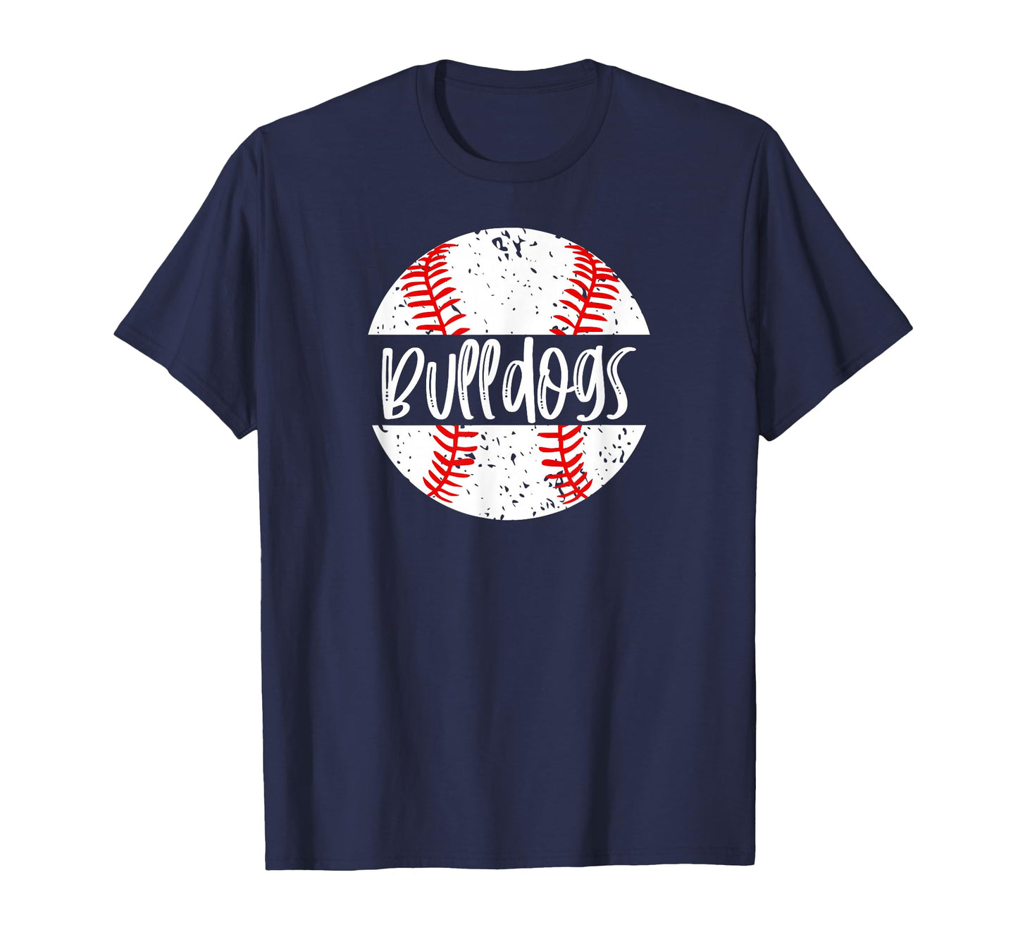 Bulldogs Baseball Team Mascot School Spirit Game Day T-Shirt
