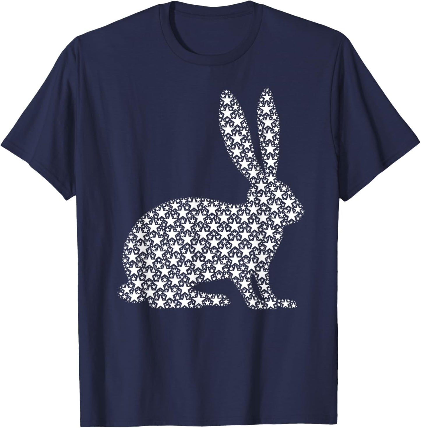 July 4th USA American Flag Stars Patriotic BUNNY RABBIT T-Shirt