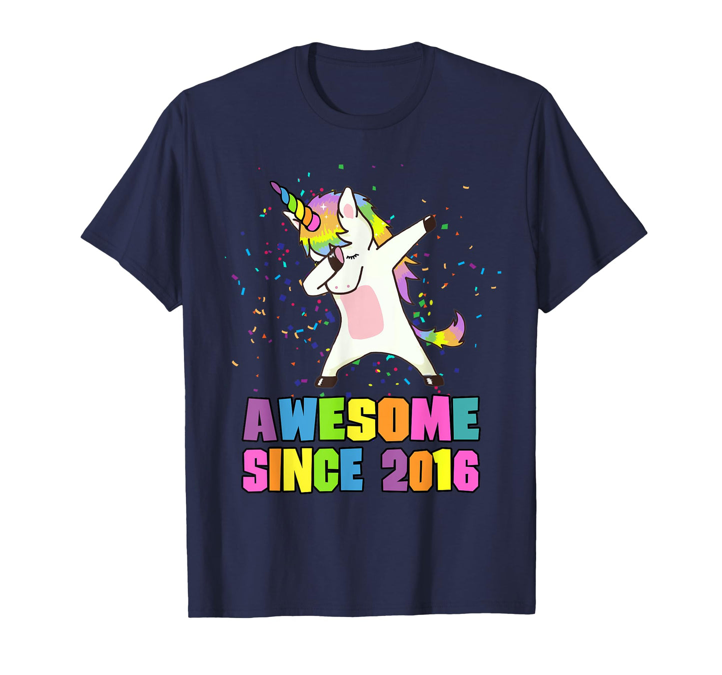 Awesome Since 2016 Unicorn T-Shirt