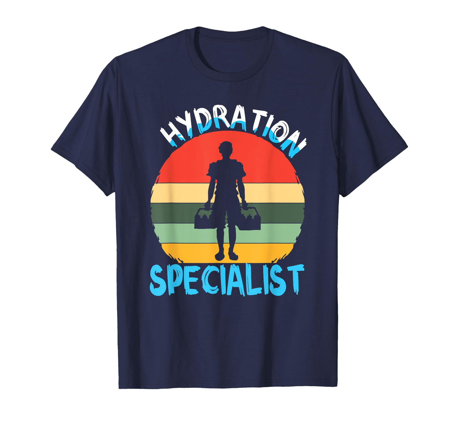 Hydration Specialist Team Manager Football Hydrated Waterboy T-Shirt