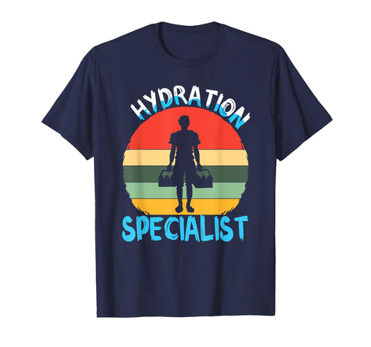 Hydration Specialist Team Manager Football Hydrated Waterboy T-Shirt