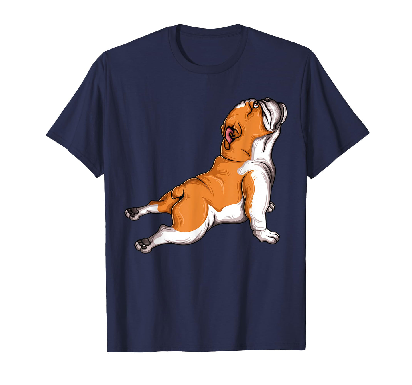 English Bulldog Yoga Dog Lover Namaste Funny Womens Gift T-Shirt