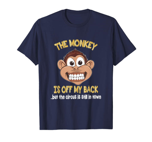 AA Recovery T-Shirt The Monkey Is Off My Back T-Shirt