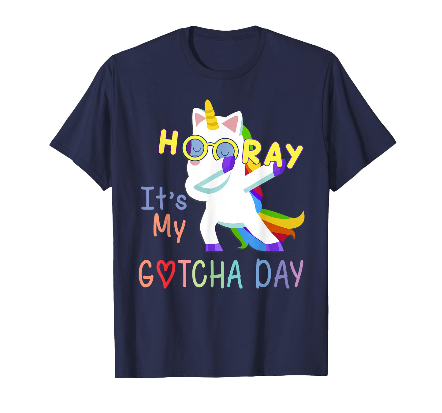 foster child adoption gifts Hooray It's My Gotcha Day kids T-Shirt