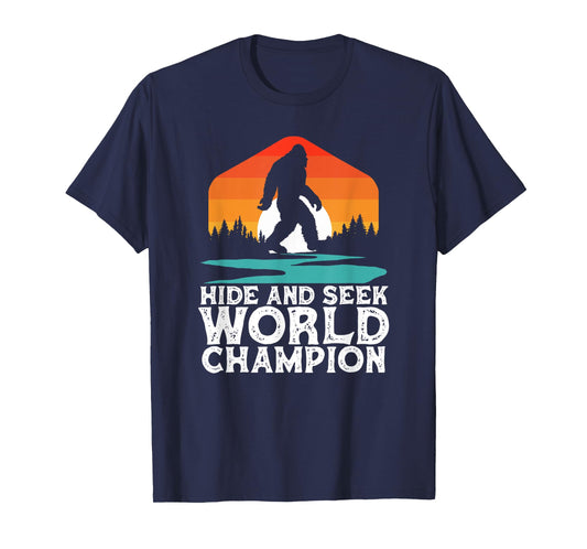 Hide and Seek World Champion Funny Bigfoot 2020 T-Shirt