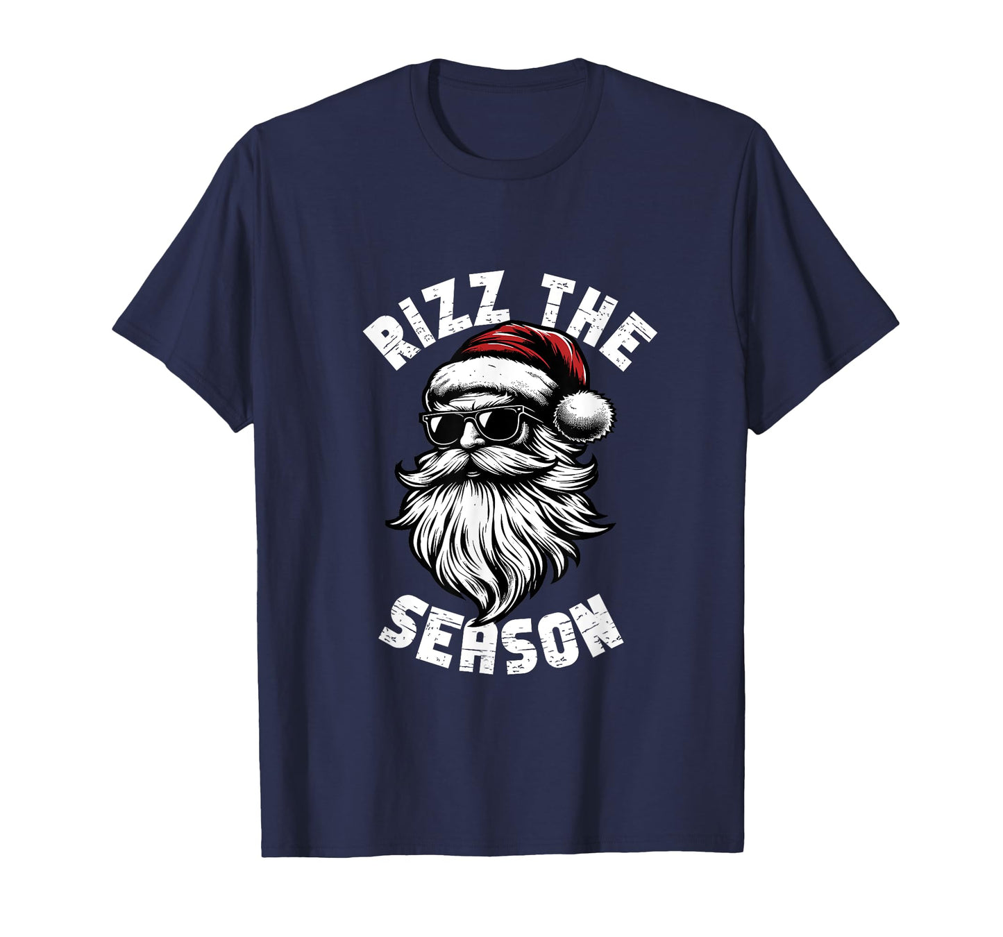 Rizz the Season Funny Santa Christmas T-Shirt