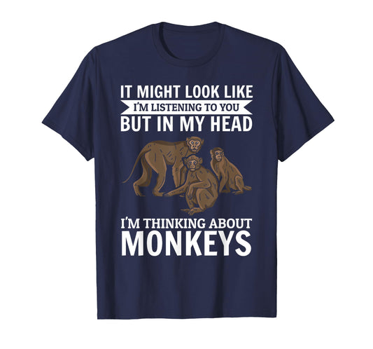 It might look like i'm listening to you - Monkey Orangutan T-Shirt
