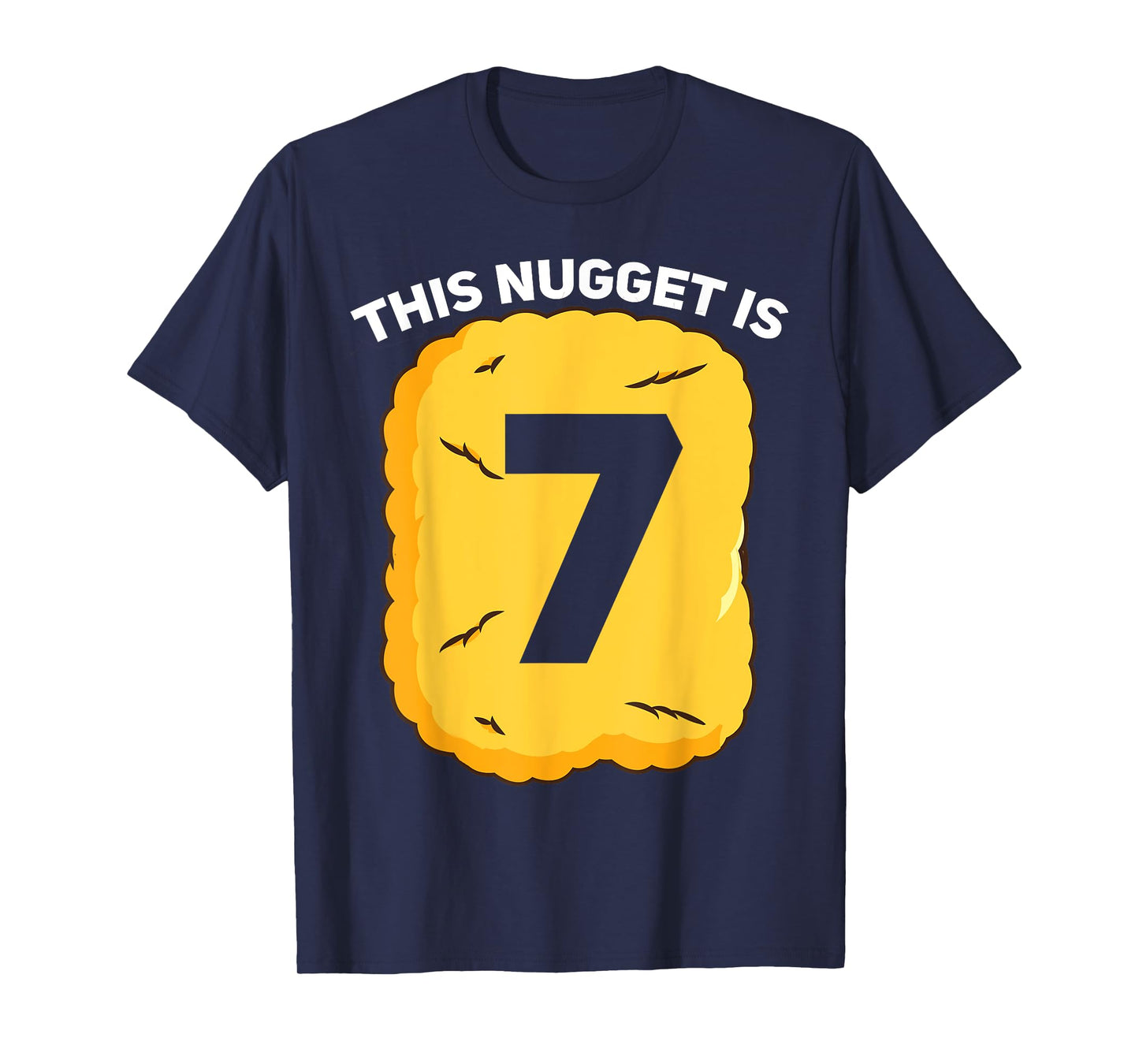 7 Year Old Chicken Nugget Birthday Party T-Shirt