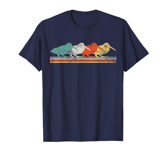 Woodcock Birds Retro Vintage T-Shirt