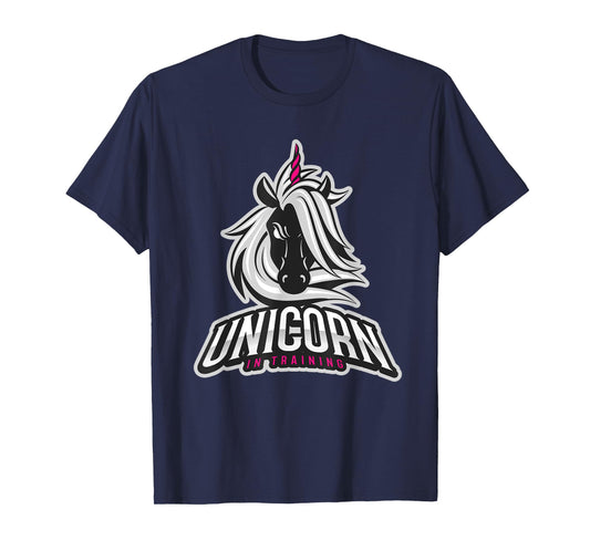 Unicorn In Training Gift for Kids Men Women T-Shirt