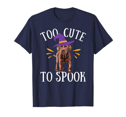Chocolate Lab Cute Funny Halloween Dog Costume Labrador Men Women Kids T-Shirt