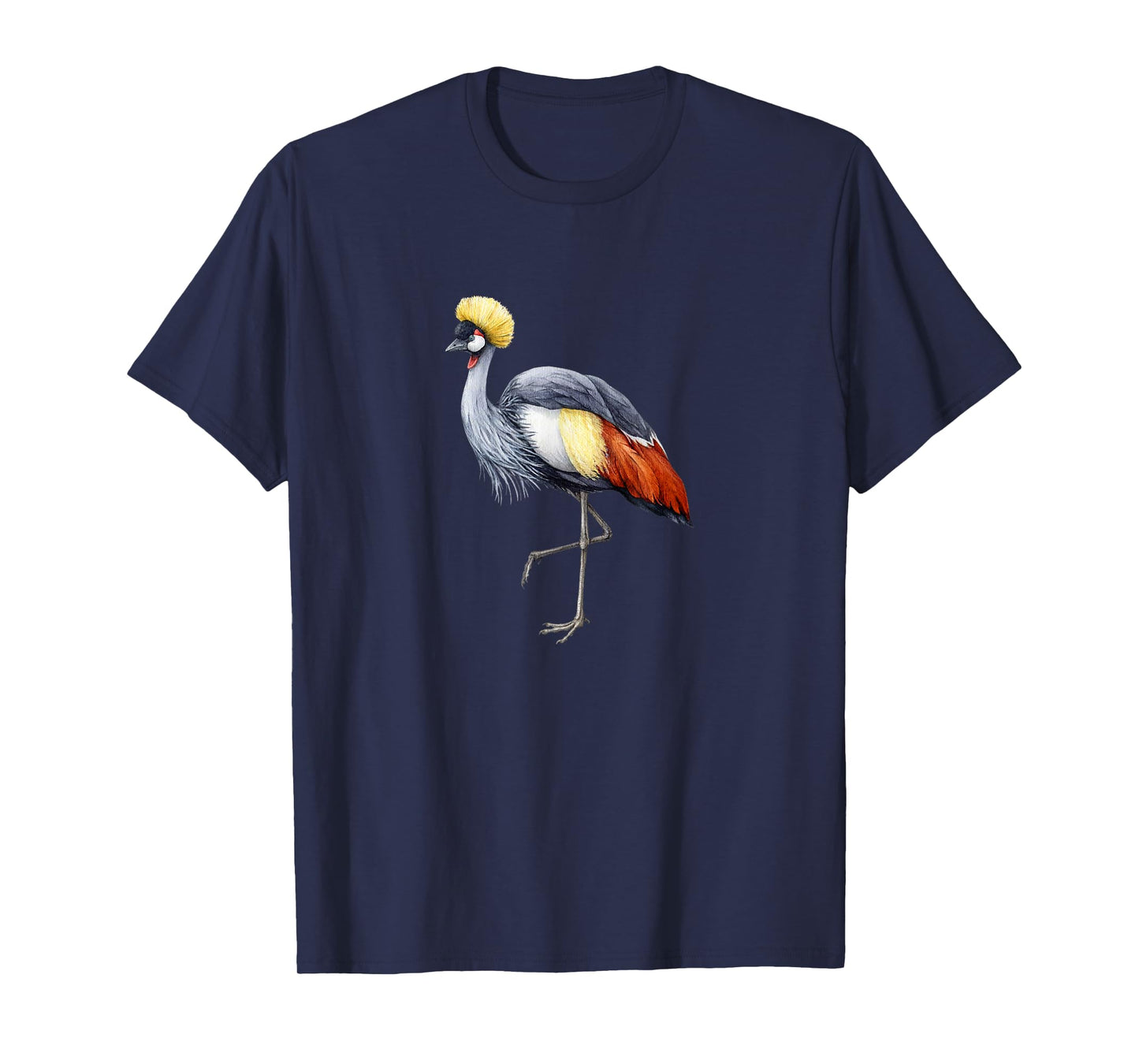 Grey Crowned Crane Tshirt African Crowned Crane T-Shirt