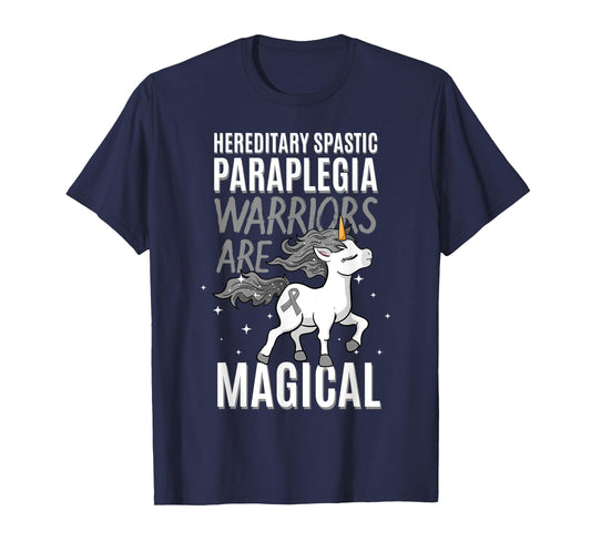 Hereditary Spastic Paraplegia Warrior HSP Awareness Unicorn T-Shirt