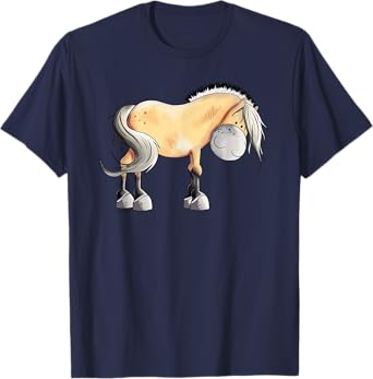 Norwegian Fjord Horse T Shirt For Horse Lovers And Friends T-Shirt