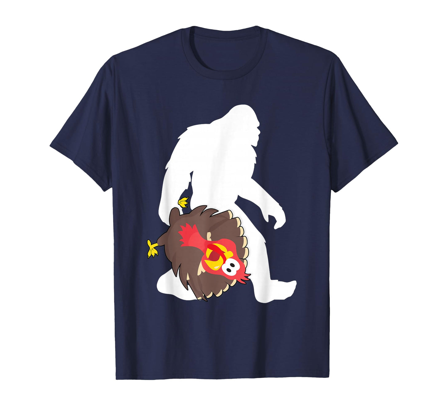 Bigfoot Funny Thanksgiving Turkey Sasquatch T-Shirt