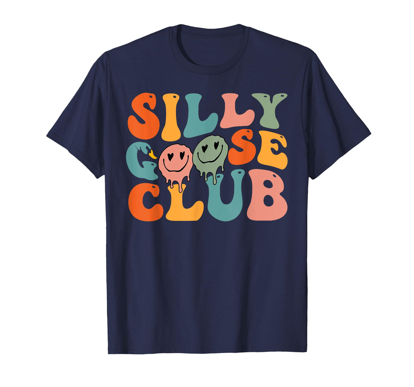 Silly Goose Club Silly Goose Meme Smile Face Trendy Costume T-Shirt