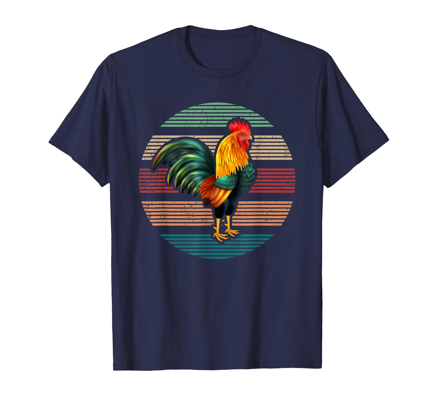 Roosters Lover Gift Vintage Retro Rooster T-Shirt