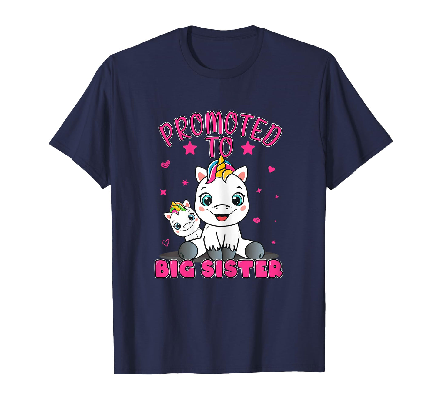 Promoted To Big Sister | Unicorn | Future Sister To Be Girls T-Shirt