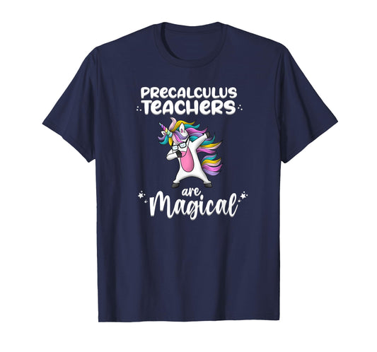 Unicorn Precalculus Love Funny School Teacher Magical T-Shirt for Men Women Girls Kids