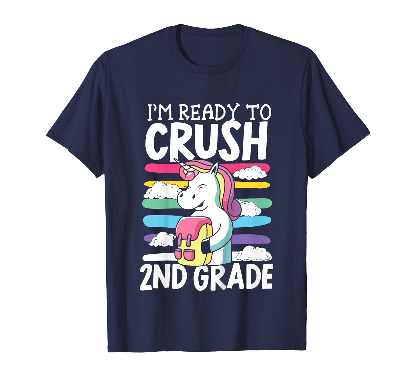 Kids I'm Ready To Crush 2nd Grade First Day Of School T-Shirt
