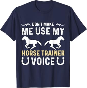Funny horse trainer assistant thank you equestrian trainer T-Shirt