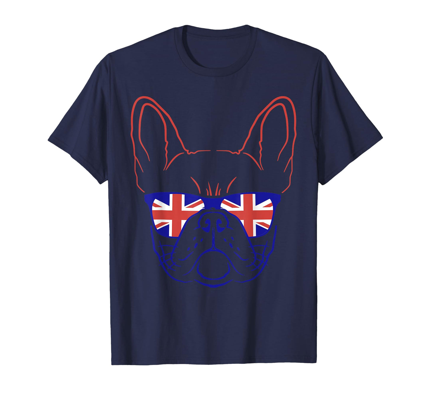 Great Britain Flag Shirt Independence Day Symbol English Dog T-Shirt