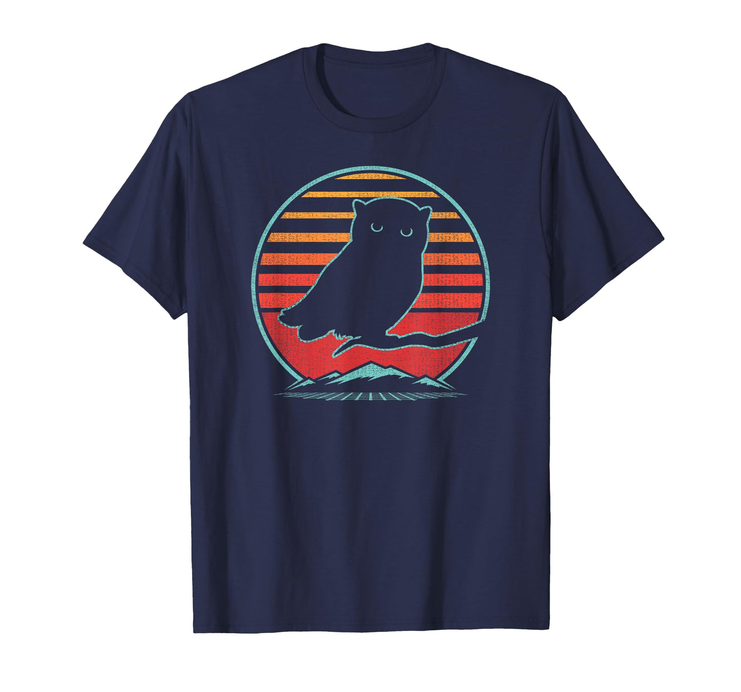 Owl Lover Bird Animal Birding Retro Vintage 80s Style T-Shirt