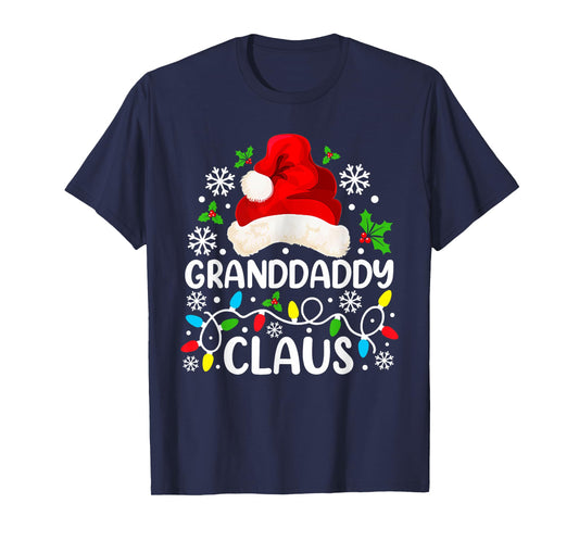 Granddaddy Claus Funny Christmas Family Matching T-Shirt