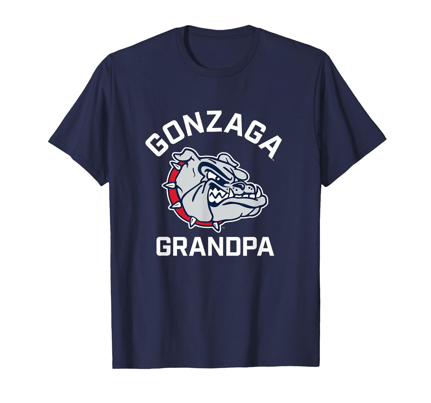 Gonzaga University Bulldogs Arched Grandpa T-Shirt