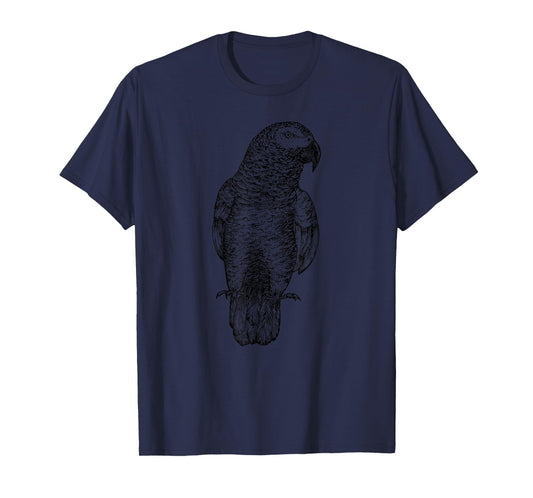 African Grey Parrot Bird T-Shirt