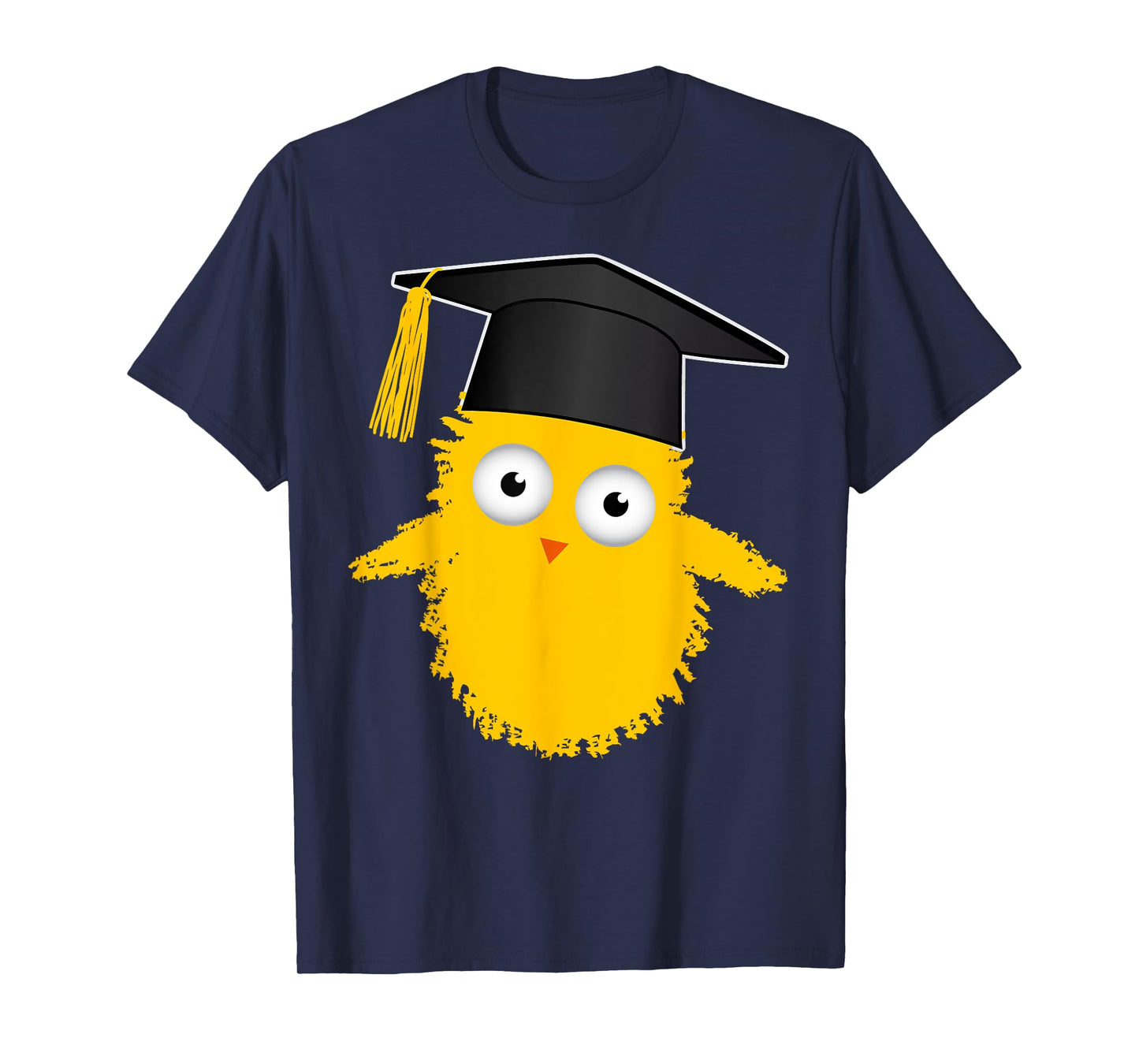 Funny Chick Chicken with Graduation Hat School Study Graduation T-Shirt