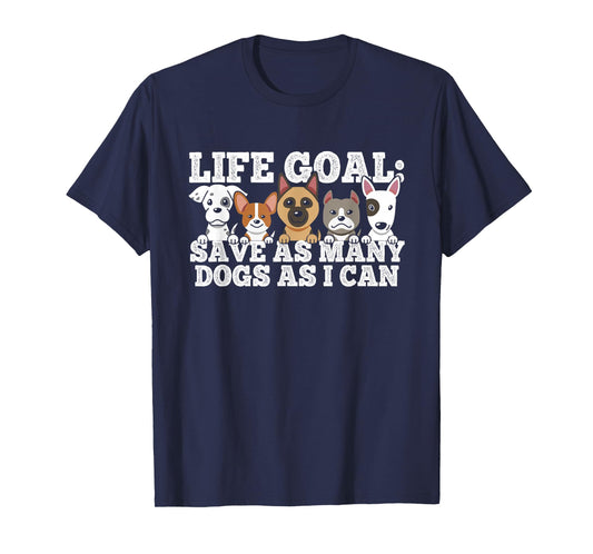 Animal Shelter Dog Rescue Dog Rescue Animal Protection - Dog Home T-Shirt