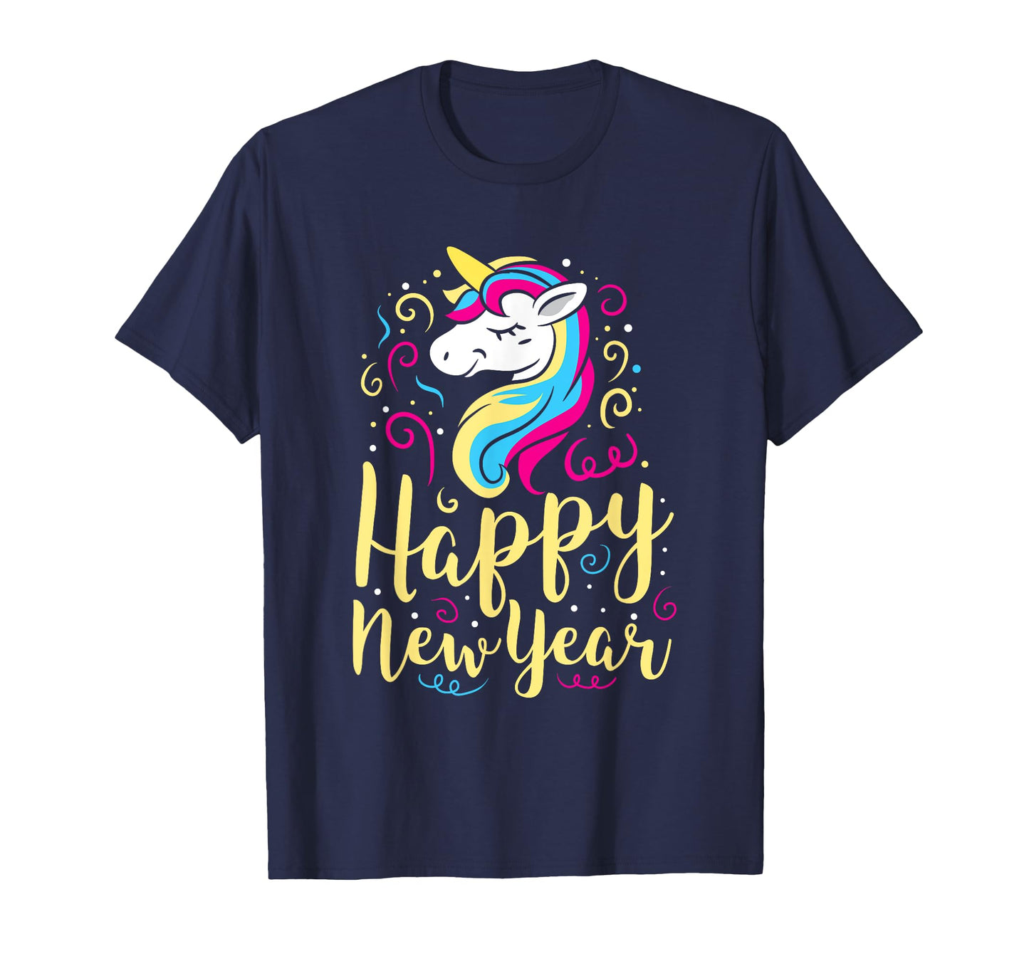 Happy New Year Unicorn New Years Eve Party T-Shirt