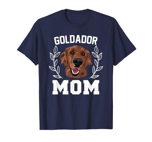 Goldador Mom T Shirt Funny Cross Breed Dog Owner Gift