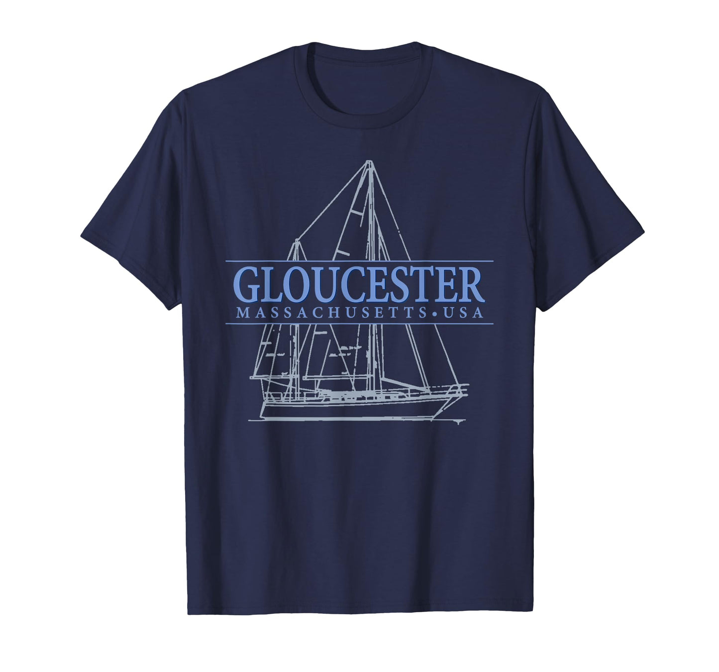 Gloucester Massachusetts sailing T-Shirt