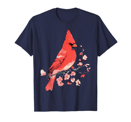 Cardinal bird. Nature's ruby. Beauty in red. T-Shirt