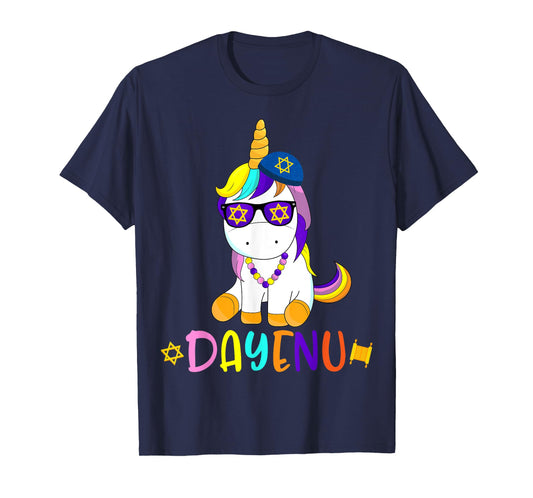 Passover Unicorn Shirt Jewish Matzo Jewnicorn Dayenu Pesach T-Shirt