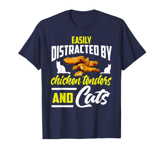 Chicken Tenders Shirt Funny Cat Lover Chicken Tenders T-Shirt for Men Women Girls Kids
