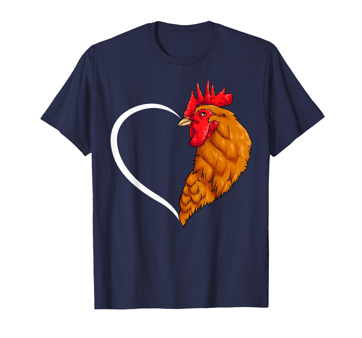Chicken Shirts For Women Girls Kids Heart Cute Chicken T-Shirt