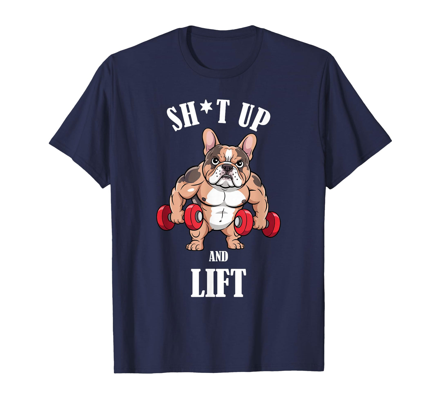 French Bulldog Weightlifting Shirt Gym French Bulldog T-Shirt