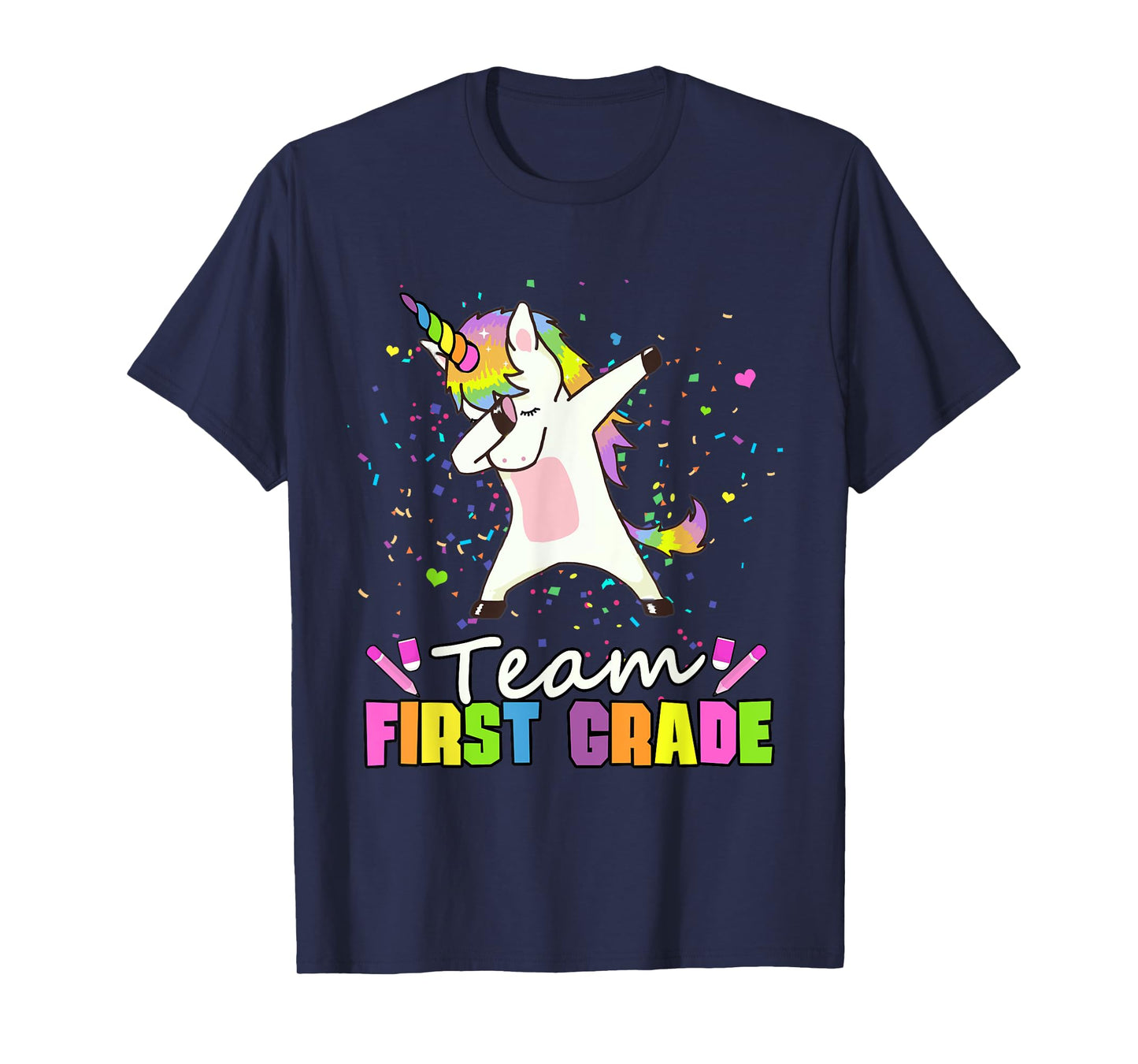 Team First Grade Unicorn 1st Grade Squad T-Shirt