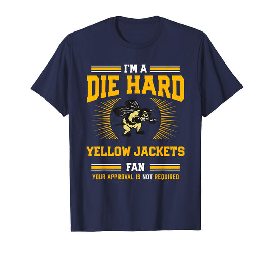 Perrysburg Yellow Jackets Logo Die Hard Fan HS T-Shirt