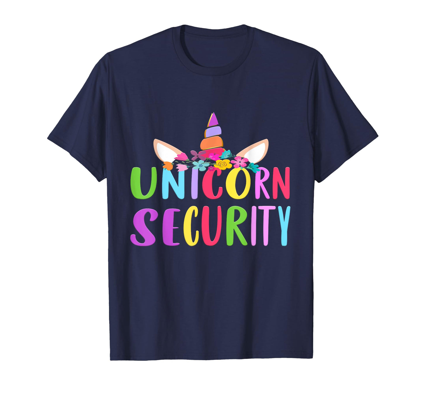 Unicorn Security Shirt Halloween Fall Costume Adults Kids T-Shirt