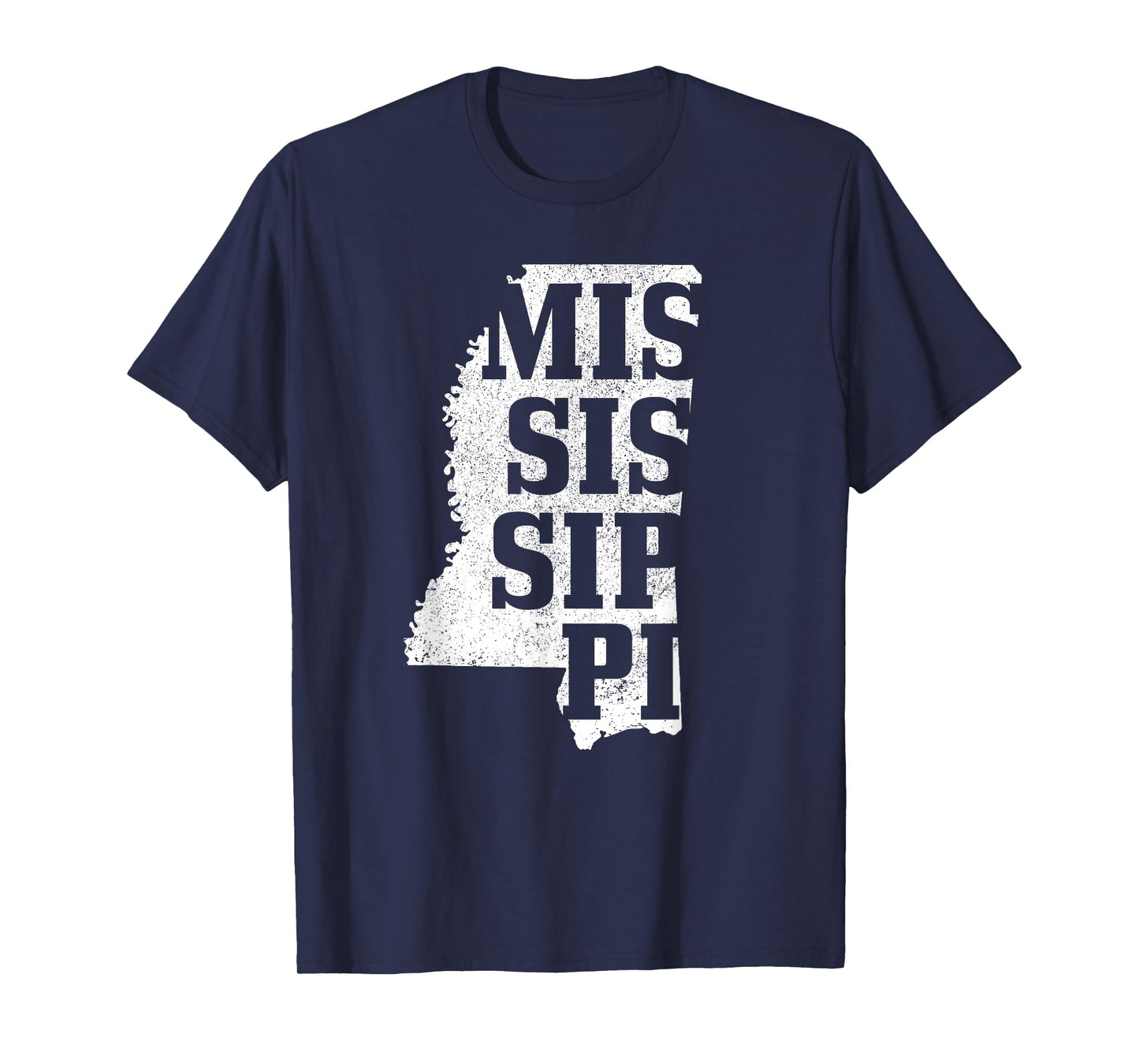 Mississippi Vintage State Map Pride T-Shirt